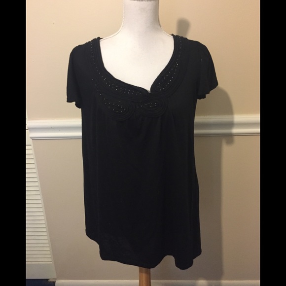 Apostrophe Tops - 💕Last Chance💕Apostrophe Black Top Size Medium